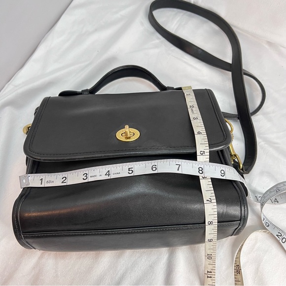 Coach Black Leather Crossbody Bag - Picture 9 of 11